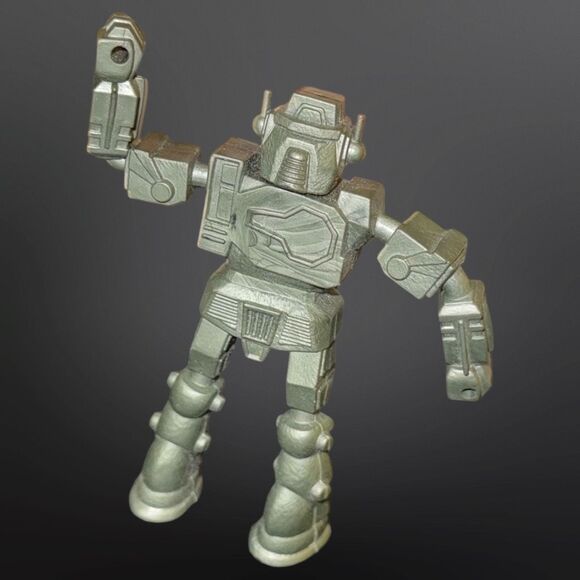 Vintage 1985 Mighty Bend-A-Bots “Zabo” Bendable Robot 4” B10 - Picture 1 of 6
